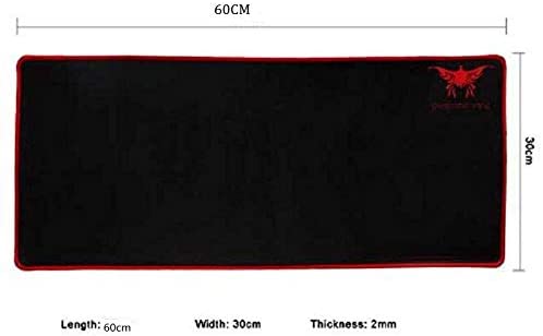 Large Gaming Mouse Pad Extended Mat Non-Slip Desk Pad Rubber Mice Pads Stitched Edges Long Mousepad 23.5x11.6" Red Large Gaming Mouse Pad Extended Mat Non-Slip Desk Pad Rubber Mice Pads Stitched Edges Long Mousepad 23.5x11.6" Red
