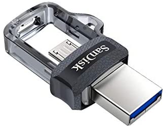 Sandisk SDDD3-064G-G46 Ultra Dual Drive m3.0 for Andriod Smartphones - 64GB- Black (Pack of1) Sandisk SDDD3-064G-G46 Ultra Dual Drive m3.0 for Andriod Smartphones - 64GB- Black (Pack of1)
