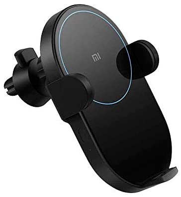 Xiaomi Wireless Car Charger 20W Max Power Inductive Electric Clamp Arm Double Heat Dissipation 2.5D Crystal Light Charging, WCJ02ZM, H12 x W5 x D10 cm Xiaomi Wireless Car Charger 20W Max Power Inductive Electric Clamp Arm Double Heat Dissipation 2.5D Crystal Light Charging, WCJ02ZM, H12 x W5 x D10 cm