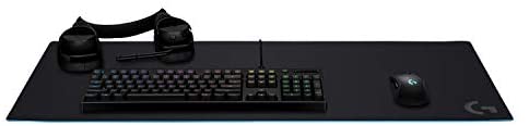 Logitech G840 XL Gaming Mouse Pad, 400 x 900 mm, Thickness 3 mm, For PC/Mac Mouse - Black (German Packaging) Logitech G840 XL Gaming Mouse Pad, 400 x 900 mm, Thickness 3 mm, For PC/Mac Mouse - Black (German Packaging)