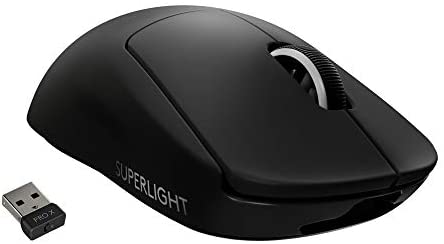 Logitech G PRO X SUPERLIGHT Wireless Gaming Mouse - High Speed, Lightweight Gaming Mouse Compatible with PC and Mac (USB port) - Black Logitech G PRO X SUPERLIGHT Wireless Gaming Mouse - High Speed, Lightweight Gaming Mouse Compatible with PC and Mac (USB port) - Black