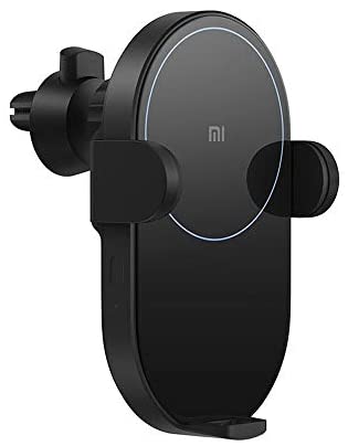 Xiaomi Wireless Car Charger 20W Max Power Inductive Electric Clamp Arm Double Heat Dissipation 2.5D Crystal Light Charging, WCJ02ZM, H12 x W5 x D10 cm Xiaomi Wireless Car Charger 20W Max Power Inductive Electric Clamp Arm Double Heat Dissipation 2.5D Crystal Light Charging, WCJ02ZM, H12 x W5 x D10 cm