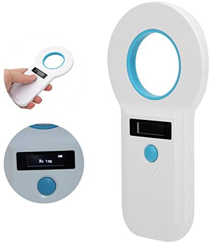 RFID Reader, Portable Handheld Universal Animal Chip Reader Rechargeable Pet ID Microchip Scanner 134.2kHz Pet Microchip Scanner Animal Tag Reader, ISO11784/ISO11785/FDX-B/EMID RFID Reader, Portable Handheld Universal Animal Chip Reader Rechargeable Pet ID Microchip Scanner 134.2kHz Pet Microchip Scanner Animal Tag Reader, ISO11784/ISO11785/FDX-B/EMID