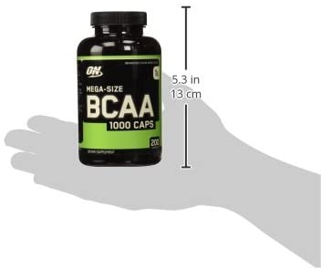 OPTIMUM NUTRITION Instantized MEGA SIZE BCAA 1000 CAPS, Branched Chain Essential Amino Acids Capsules, 1000mg, 200 capsules OPTIMUM NUTRITION Instantized MEGA SIZE BCAA 1000 CAPS, Branched Chain Essential Amino Acids Capsules, 1000mg, 200 capsules