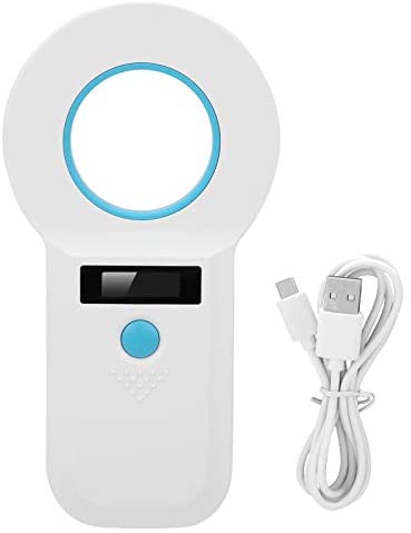 RFID Reader, Portable Handheld Universal Animal Chip Reader Rechargeable Pet ID Microchip Scanner 134.2kHz Pet Microchip Scanner Animal Tag Reader, ISO11784/ISO11785/FDX-B/EMID RFID Reader, Portable Handheld Universal Animal Chip Reader Rechargeable Pet ID Microchip Scanner 134.2kHz Pet Microchip Scanner Animal Tag Reader, ISO11784/ISO11785/FDX-B/EMID