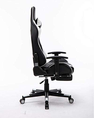 JEICO Office Gaming Chair - PC Computer Chair for Gaming, for Office, for Students -Ergonomic Lumbar Back Support Pain Relief (Red White Blue) (WHITE) JEICO Office Gaming Chair - PC Computer Chair for Gaming, for Office, for Students -Ergonomic Lumbar Back Support Pain Relief (Red White Blue) (WHITE)