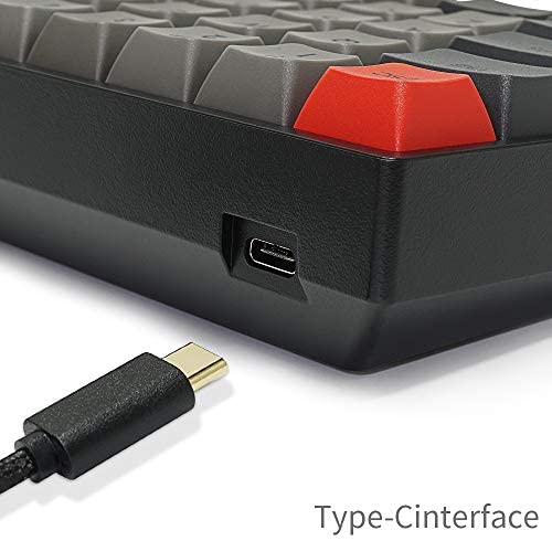 YUNZII SK61 Black Wired 60% Keys NKRO Gateron Optical Switch RGB Backlight Programmable Mechanical Gaming Keyboard (Gateron Black Switch,Black 61 Keys) YUNZII SK61 Black Wired 60% Keys NKRO Gateron Optical Switch RGB Backlight Programmable Mechanical Gaming Keyboard (Gateron Black Switch,Black 61 Keys)