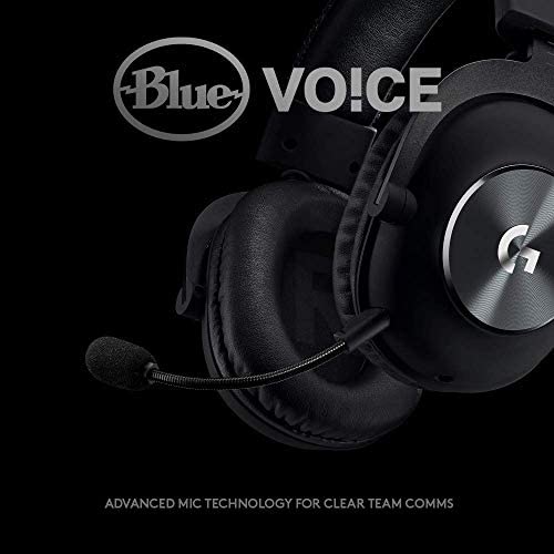 Logitech G PRO X Gaming Headset 2nd Generation, Detachable Pro-Grade Microphone, Blue VO!CE, DTS Headphone:X 7.1, 50 mm PRO-G Drivers, PC/PS4/Switch/Xbox One/VR - Black Logitech G PRO X Gaming Headset 2nd Generation, Detachable Pro-Grade Microphone, Blue VO!CE, DTS Headphone:X 7.1, 50 mm PRO-G Drivers, PC/PS4/Switch/Xbox One/VR - Black