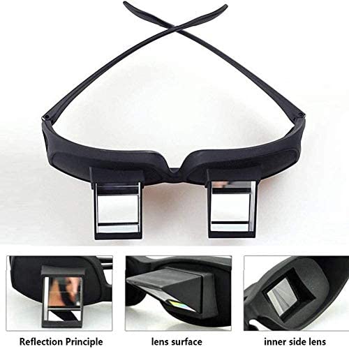 Light Weight Prism Glasses Lazy Glasses, Bed Prism Spectacles Horizontal Lazy Glasses, Horizontal Vision Belay Goggles Eyewear Case Light Weight Prism Glasses Lazy Glasses, Bed Prism Spectacles Horizontal Lazy Glasses, Horizontal Vision Belay Goggles Eyewear Case