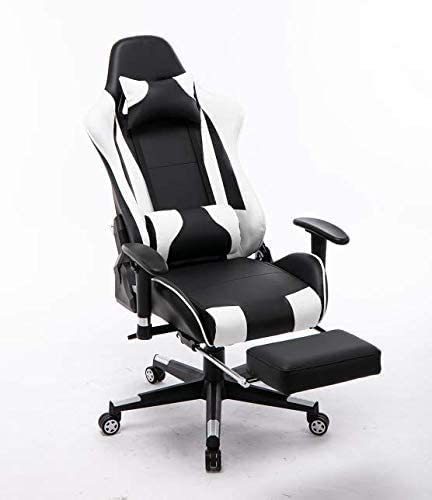 JEICO Office Gaming Chair - PC Computer Chair for Gaming, for Office, for Students -Ergonomic Lumbar Back Support Pain Relief (Red White Blue) (WHITE) JEICO Office Gaming Chair - PC Computer Chair for Gaming, for Office, for Students -Ergonomic Lumbar Back Support Pain Relief (Red White Blue) (WHITE)