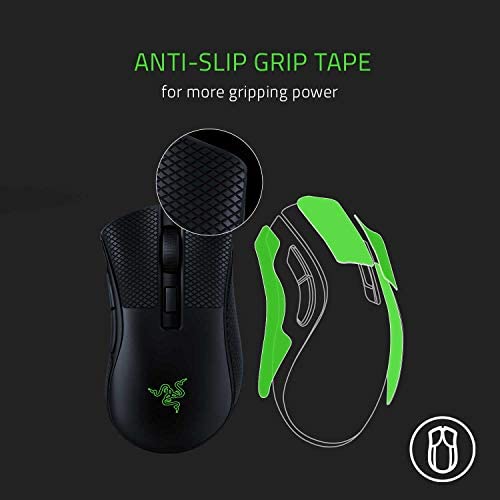 Razer DeathAdder Essential Gaming Mouse: 6400 DPI Optical Sensor - 5 Programmable Buttons Mouse + Grip Tape RZ01-03340100-R3U1 Razer DeathAdder Essential Gaming Mouse: 6400 DPI Optical Sensor - 5 Programmable Buttons Mouse + Grip Tape RZ01-03340100-R3U1