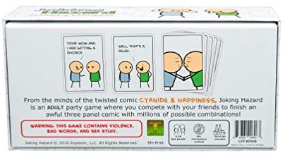 Joking Hazard by Cyanide & Happiness - a funny comic building party game for 3-10 players, great for game night Joking Hazard by Cyanide & Happiness - a funny comic building party game for 3-10 players, great for game night