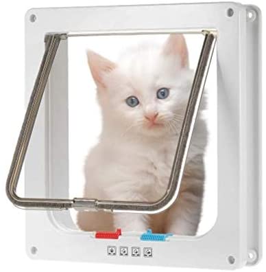 Mumoo Bear Dog Door Cat Flap Wall Mount Pet Door For Pets Safe White Mumoo Bear Dog Door Cat Flap Wall Mount Pet Door For Pets Safe White