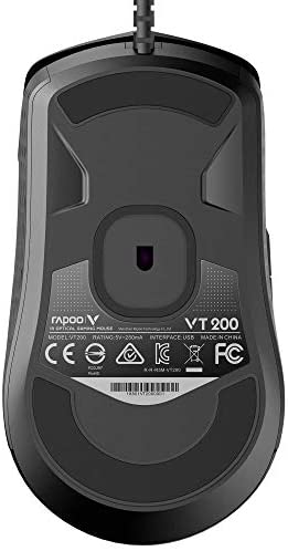 Rapoo VPRO VT200 IR Wired Gaming Mouse Programmable Buttons 6200 DPI LED Multicolor Black Rapoo VPRO VT200 IR Wired Gaming Mouse Programmable Buttons 6200 DPI LED Multicolor Black