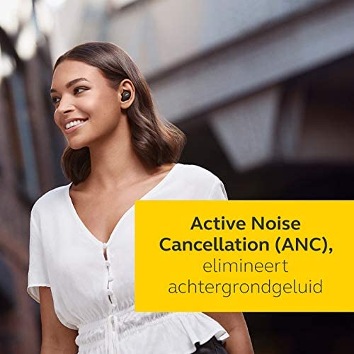Jabra Elite 75t Earbuds – Active Noise Cancelling Bluetooth Headphones with Long Battery Life for True Wireless Calls and Music – Black Jabra Elite 75t Earbuds – Active Noise Cancelling Bluetooth Headphones with Long Battery Life for True Wireless Calls and Music – Black