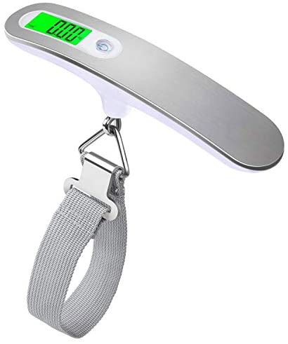 YOMYM Digital Scale Baggage Scale, High Accuracy with LCD Screen, Heavy Weight Scale, Backlight Scale, Ultra Portable Scale, Scale Suitcase 110lb / 50kg for Travel, Home, Outdoors and Gifts YOMYM Digital Scale Baggage Scale, High Accuracy with LCD Screen, Heavy Weight Scale, Backlight Scale, Ultra Portable Scale, Scale Suitcase 110lb / 50kg for Travel, Home, Outdoors and Gifts