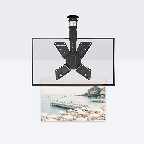 VIVO Electric Motorized Flip Down Pitched Roof Ceiling TV Mount for 23" to 55" Screen (MOUNT-E-FD55), Master Pack VIVO Electric Motorized Flip Down Pitched Roof Ceiling TV Mount for 23" to 55" Screen (MOUNT-E-FD55), Master Pack
