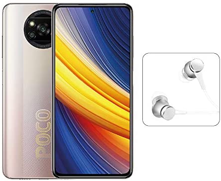 Xiaomi Poco X3 Pro Dual SIM NFC Enabled Metal Bronze 6GB RAM 128GB 4G LTE + Mi In-Ear Headphones Silver Xiaomi Poco X3 Pro Dual SIM NFC Enabled Metal Bronze 6GB RAM 128GB 4G LTE + Mi In-Ear Headphones Silver