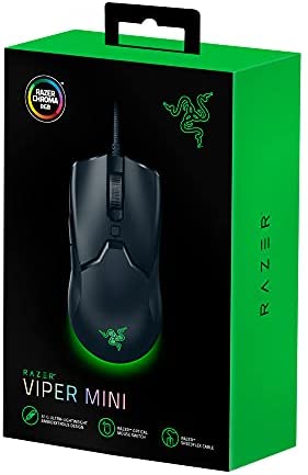 Razer Viper Mini 61G Ultra Lightweight Ambidextrous Design Gaming Mouse - 8500 DPI Optical Sensor, Razer Speedflex Cable and Chroma RGB Illumination - RZ01-03250100-R3M1 Razer Viper Mini 61G Ultra Lightweight Ambidextrous Design Gaming Mouse - 8500 DPI Optical Sensor, Razer Speedflex Cable and Chroma RGB Illumination - RZ01-03250100-R3M1