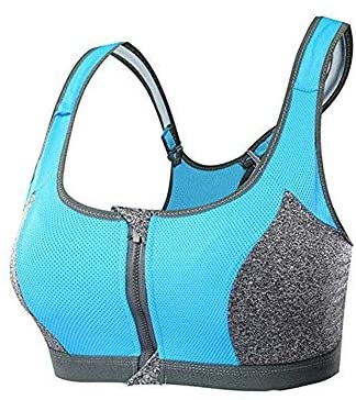 Women's Zip Front Sports Bra Wireless Post-Surgery Bra Active Yoga Sports Bras Women's Zip Front Sports Bra Wireless Post-Surgery Bra Active Yoga Sports Bras