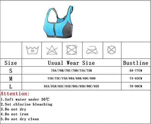 Women's Zip Front Sports Bra Wireless Post-Surgery Bra Active Yoga Sports Bras Women's Zip Front Sports Bra Wireless Post-Surgery Bra Active Yoga Sports Bras
