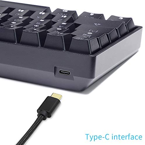 YUNZII SK64 64 Keys Hot Swappable Optical Mechanical Keyboard with ABS Shine-Through Keycaps, RGB Backlit, Programmable for Win/Mac/Gaming (Gateron Optical Brown, Black) YUNZII SK64 64 Keys Hot Swappable Optical Mechanical Keyboard with ABS Shine-Through Keycaps, RGB Backlit, Programmable for Win/Mac/Gaming (Gateron Optical Brown, Black)