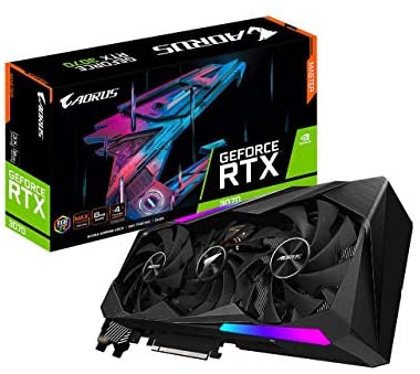 GIGABYTE AORUS GeForce RTX 3070 MASTER 8G Graphics Card, 3x WINDFORCE Fans, 8GB 256-bit GDDR6, GV-N3070AORUS M-8GD Video Card GIGABYTE AORUS GeForce RTX 3070 MASTER 8G Graphics Card, 3x WINDFORCE Fans, 8GB 256-bit GDDR6, GV-N3070AORUS M-8GD Video Card