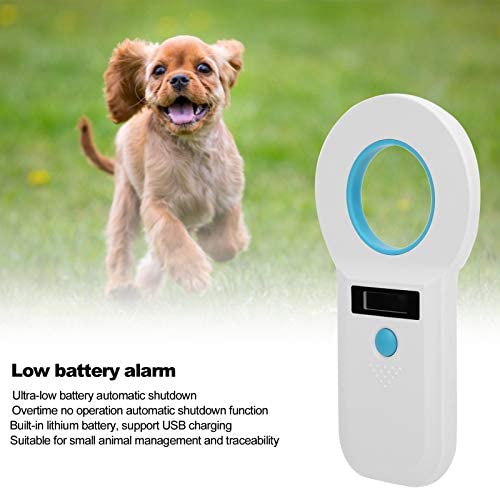 RFID Reader, Portable Handheld Universal Animal Chip Reader Rechargeable Pet ID Microchip Scanner 134.2kHz Pet Microchip Scanner Animal Tag Reader, ISO11784/ISO11785/FDX-B/EMID RFID Reader, Portable Handheld Universal Animal Chip Reader Rechargeable Pet ID Microchip Scanner 134.2kHz Pet Microchip Scanner Animal Tag Reader, ISO11784/ISO11785/FDX-B/EMID