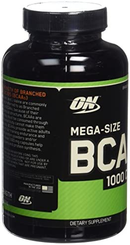 OPTIMUM NUTRITION Instantized MEGA SIZE BCAA 1000 CAPS, Branched Chain Essential Amino Acids Capsules, 1000mg, 200 capsules OPTIMUM NUTRITION Instantized MEGA SIZE BCAA 1000 CAPS, Branched Chain Essential Amino Acids Capsules, 1000mg, 200 capsules