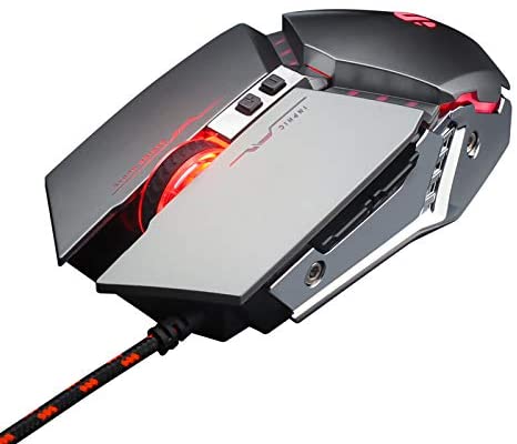Gaming Mouse Wired,Derict PW2 Wired Gaming Mice with 4800 DPI,4 Programmable Buttons, 7 Color LED, Ergonomic Optical PC, Comfortable Computer Gaming Mice Black (PW2 Wired Gaming Mouse) Gaming Mouse Wired,Derict PW2 Wired Gaming Mice with 4800 DPI,4 Programmable Buttons, 7 Color LED, Ergonomic Optical PC, Comfortable Computer Gaming Mice Black (PW2 Wired Gaming Mouse)