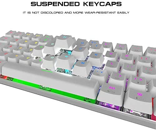 MOTOSPEED 61 Keys Wired/Wireless 3.0 Mechanical Keyboard 60% RGB LED Backlit Type-C Gaming/Office Keyboard for PC/Mac/Linux/iPad/iPhone/Smartphone/Laptop Blue Switch MOTOSPEED 61 Keys Wired/Wireless 3.0 Mechanical Keyboard 60% RGB LED Backlit Type-C Gaming/Office Keyboard for PC/Mac/Linux/iPad/iPhone/Smartphone/Laptop Blue Switch