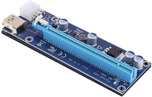 Euromax GPU RISER CARDS Pack of 6 - VER009S Gold Version (6 Pcs kit) CI-E to SATA Power Cable-GPU Riser Adapter Euromax GPU RISER CARDS Pack of 6 - VER009S Gold Version (6 Pcs kit) CI-E to SATA Power Cable-GPU Riser Adapter