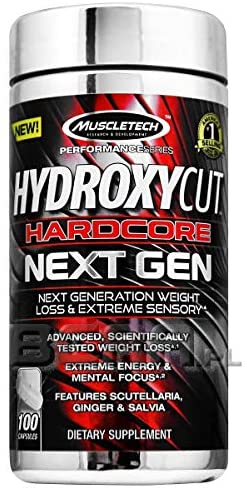 Muscletech Hydroxycut Hardcore Next Gen Dietary Supplement, 100 Capsules Muscletech Hydroxycut Hardcore Next Gen Dietary Supplement, 100 Capsules