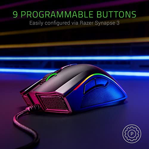 Razer Mamba Gaming Mouse Wired RZ01-02560100-R3U1 Razer Mamba Gaming Mouse Wired RZ01-02560100-R3U1