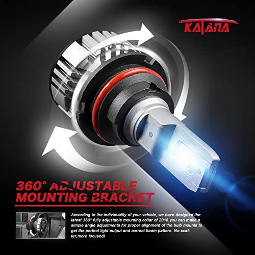 KATANA LED Headlight Bulbs Conversion Kit 6500K H4 Hi/Lo H4 9003 LED Headlight bulbs KATANA LED Headlight Bulbs Conversion Kit 6500K H4 Hi/Lo H4 9003 LED Headlight bulbs
