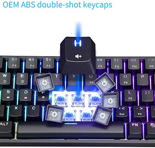 YUNZII SK64 64 Keys Hot Swappable Optical Mechanical Keyboard with ABS Shine-Through Keycaps, RGB Backlit, Programmable for Win/Mac/Gaming (Gateron Optical Brown, Black) YUNZII SK64 64 Keys Hot Swappable Optical Mechanical Keyboard with ABS Shine-Through Keycaps, RGB Backlit, Programmable for Win/Mac/Gaming (Gateron Optical Brown, Black)