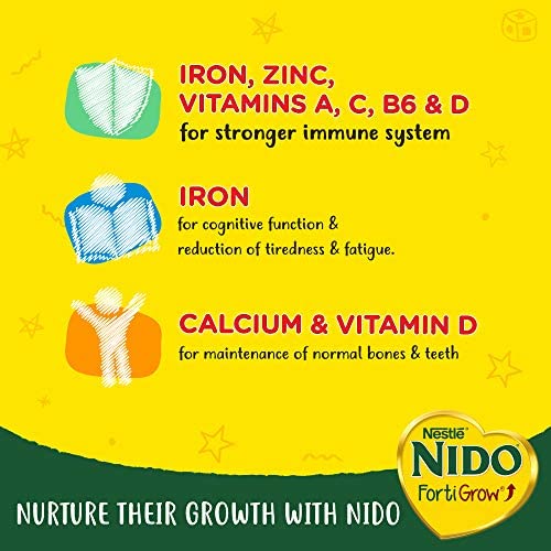 Nestlé NIDO fortified Full Cream Milk Powder Pouch, FortiGrow, 2.25 kg Nestlé NIDO fortified Full Cream Milk Powder Pouch, FortiGrow, 2.25 kg