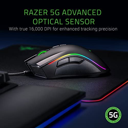 Razer Mamba Gaming Mouse Wired RZ01-02560100-R3U1 Razer Mamba Gaming Mouse Wired RZ01-02560100-R3U1