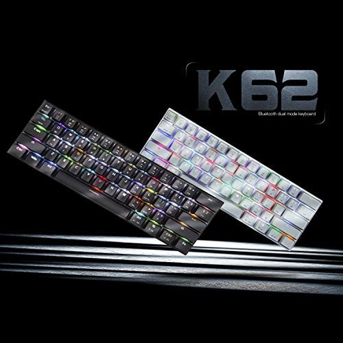 MOTOSPEED 61 Keys Wired/Wireless 3.0 Mechanical Keyboard 60% RGB LED Backlit Type-C Gaming/Office Keyboard for PC/Mac/Linux/iPad/iPhone/Smartphone/Laptop Blue Switch MOTOSPEED 61 Keys Wired/Wireless 3.0 Mechanical Keyboard 60% RGB LED Backlit Type-C Gaming/Office Keyboard for PC/Mac/Linux/iPad/iPhone/Smartphone/Laptop Blue Switch