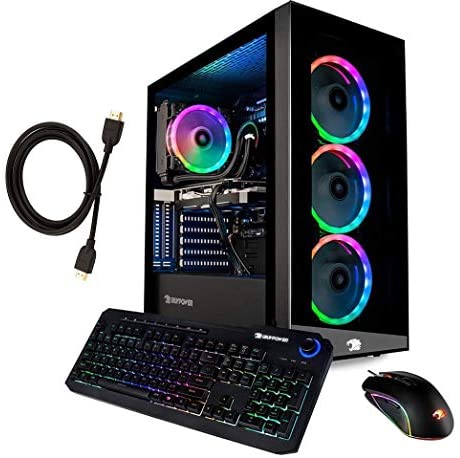 iBUYPOWER Desktop Gaming Computer | Intel Core i7-10700F | NVIDIA GeForce GTX 1660Ti | 16GB DDR4 | 240GBSSD +1TBHDD | Mouse and Keyboard | Windows 10 | with Woov High Speed 6FT HDMI Cable Bundle iBUYPOWER Desktop Gaming Computer | Intel Core i7-10700F | NVIDIA GeForce GTX 1660Ti | 16GB DDR4 | 240GBSSD +1TBHDD | Mouse and Keyboard | Windows 10 | with Woov High Speed 6FT HDMI Cable Bundle