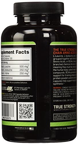 OPTIMUM NUTRITION Instantized MEGA SIZE BCAA 1000 CAPS, Branched Chain Essential Amino Acids Capsules, 1000mg, 200 capsules OPTIMUM NUTRITION Instantized MEGA SIZE BCAA 1000 CAPS, Branched Chain Essential Amino Acids Capsules, 1000mg, 200 capsules