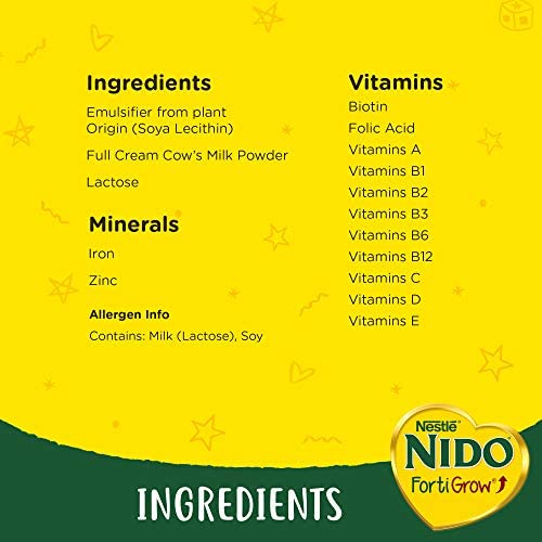 Nestlé NIDO fortified Full Cream Milk Powder Pouch, FortiGrow, 2.25 kg Nestlé NIDO fortified Full Cream Milk Powder Pouch, FortiGrow, 2.25 kg