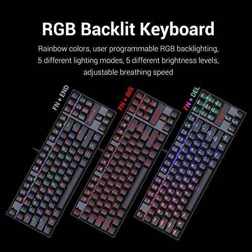 Redragon Redragon K552-RGB KUMARA RGB LED Backlit Mechanical Gaming Keyboard (Black) Redragon Redragon K552-RGB KUMARA RGB LED Backlit Mechanical Gaming Keyboard (Black)