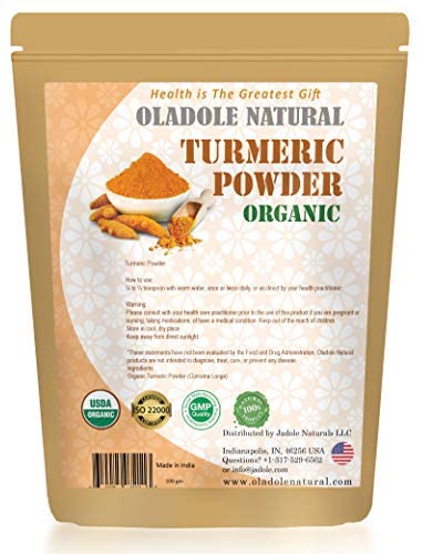 Turmeric Root Powder USDA Certified Organic Gluten Free & Non-GMO Verified by Oladole Natural Turmeric Root Powder USDA Certified Organic Gluten Free & Non-GMO Verified by Oladole Natural