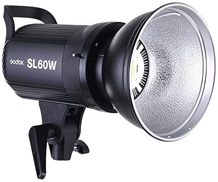 Godox SL-60W 5600K 60W High Power LED Video Light Wireless Remote Control with Bowens Mount Photo Studio Photography Video Recording White Version Godox SL-60W 5600K 60W High Power LED Video Light Wireless Remote Control with Bowens Mount Photo Studio Photography Video Recording White Version