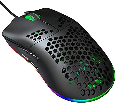 HXSJ J900 USB Wired Gaming Mouse RGB Gaming Mouse with Six Adjustable DPI Ergonomic Design for Desktop Laptop Black HXSJ J900 USB Wired Gaming Mouse RGB Gaming Mouse with Six Adjustable DPI Ergonomic Design for Desktop Laptop Black