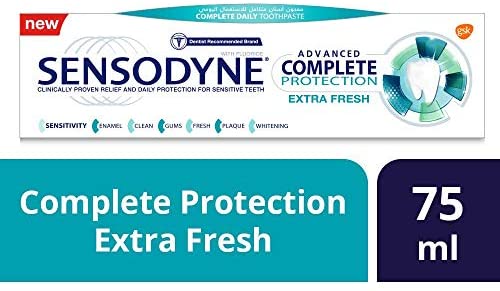 Sensodyne Advanced Complete Protection Extra Fresh Toothpaste, 75ml Sensodyne Advanced Complete Protection Extra Fresh Toothpaste, 75ml