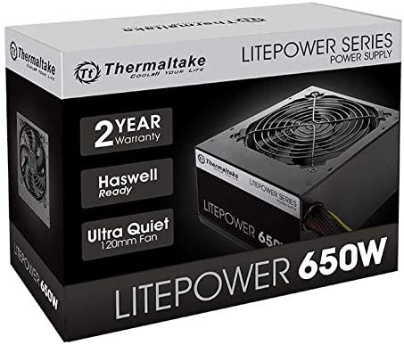 Thermaltake PS-LTP-0650NPCNUK-2 Litepower/650W/Non Modular/ATX 2.3 & EPS/A-PFC/12cm/EU/Non 80PLUS Black Thermaltake PS-LTP-0650NPCNUK-2 Litepower/650W/Non Modular/ATX 2.3 & EPS/A-PFC/12cm/EU/Non 80PLUS Black